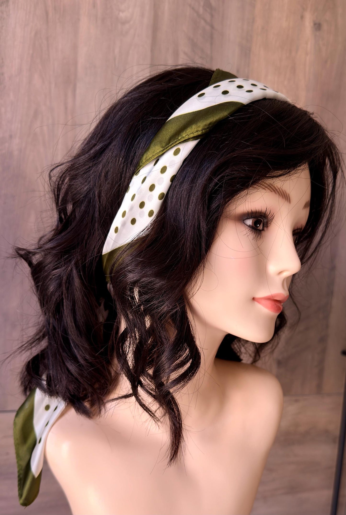 Silk Hair Scarf for Wigs and Hair Toppers Wig Styling Head Scarf Elegant Hair Wrap for Wigs Alopecia and Hair Protection Wig not