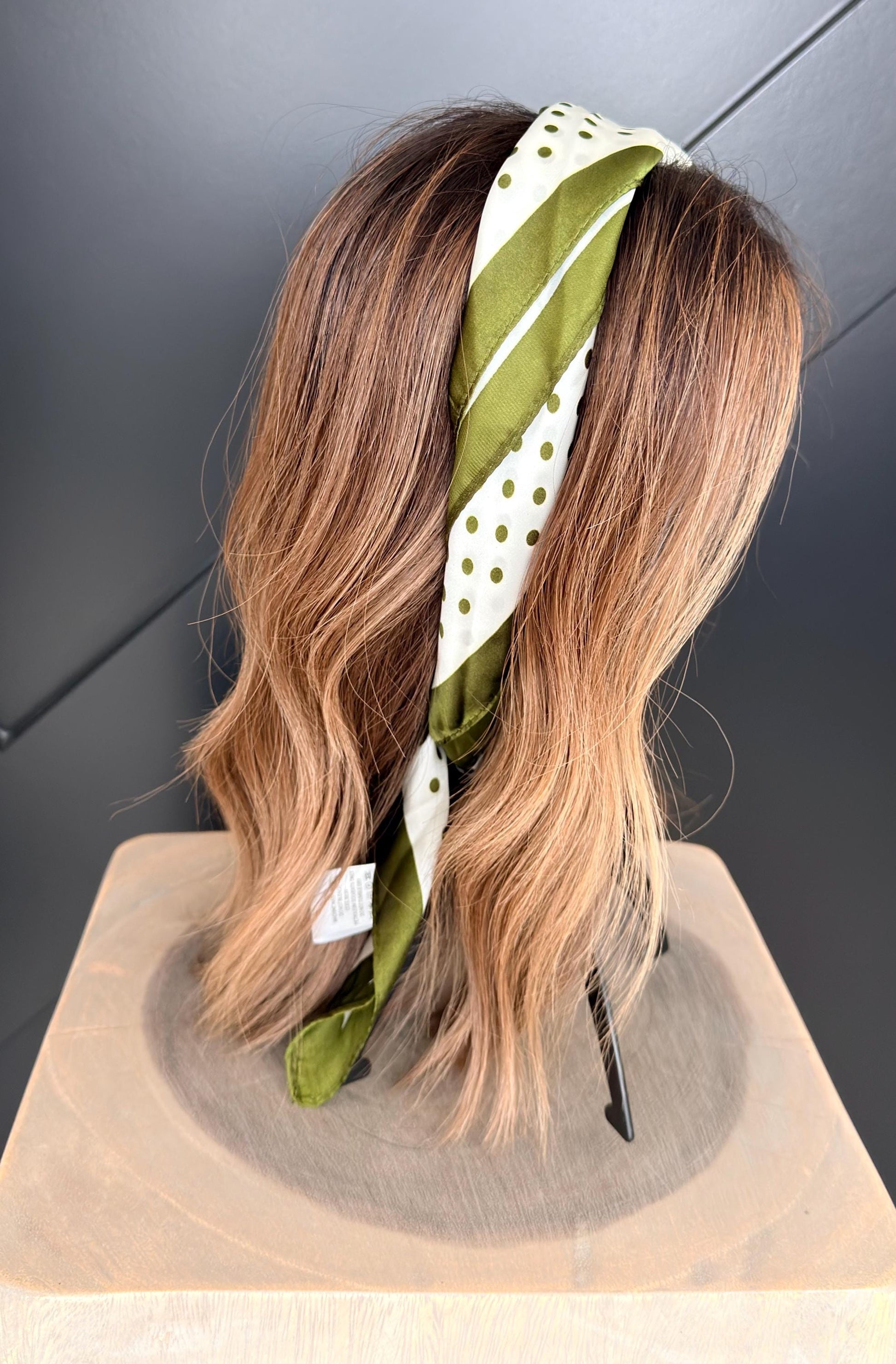 Silk Hair Scarf for Wigs and Hair Toppers Wig Styling Head Scarf Elegant Hair Wrap for Wigs Alopecia and Hair Protection Wig not