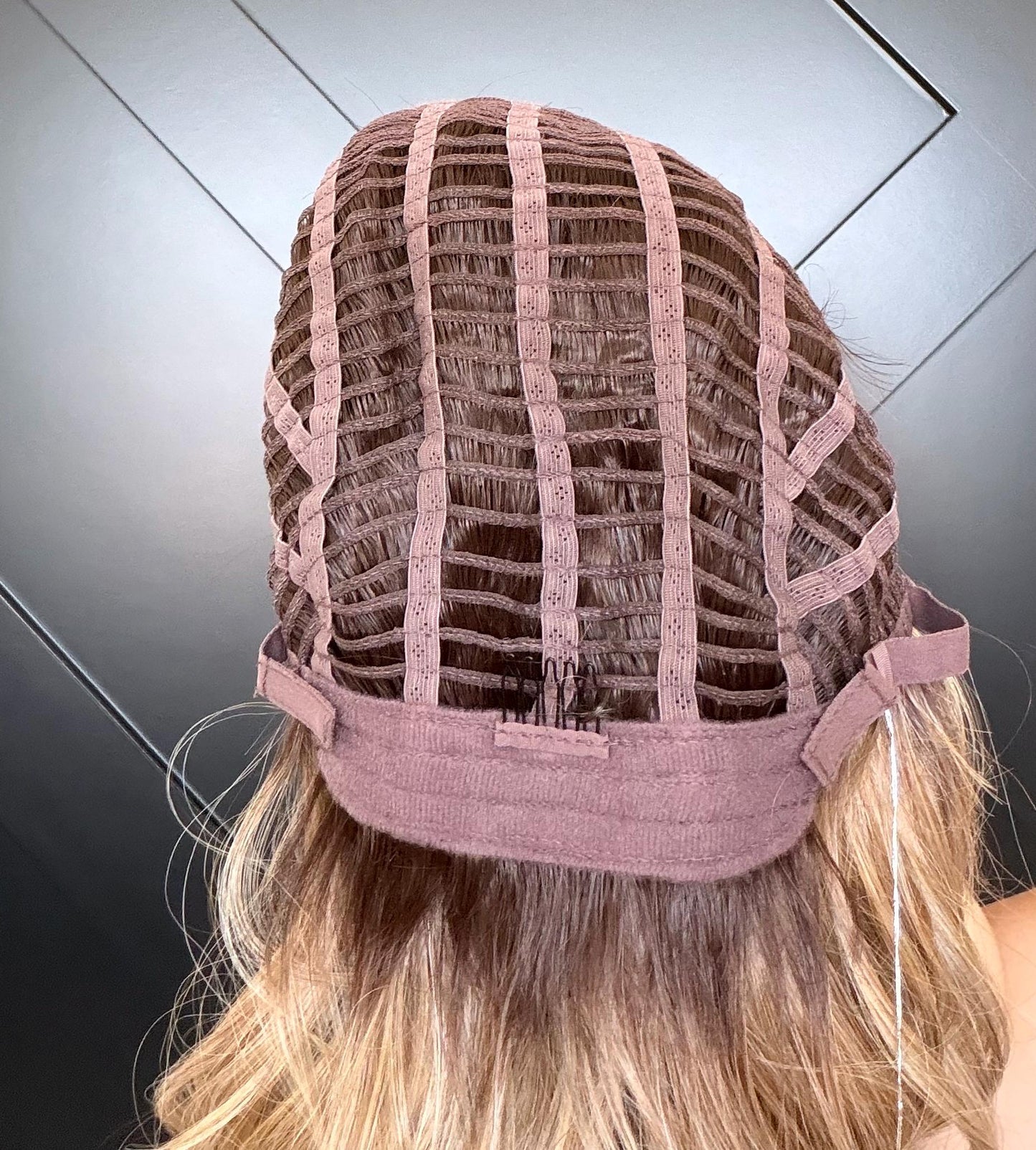 16" Wig Heat Resistant Futura Fiber, Monofilament Top, Natural Density Natural density Layered Haircut customization available CLAVEL