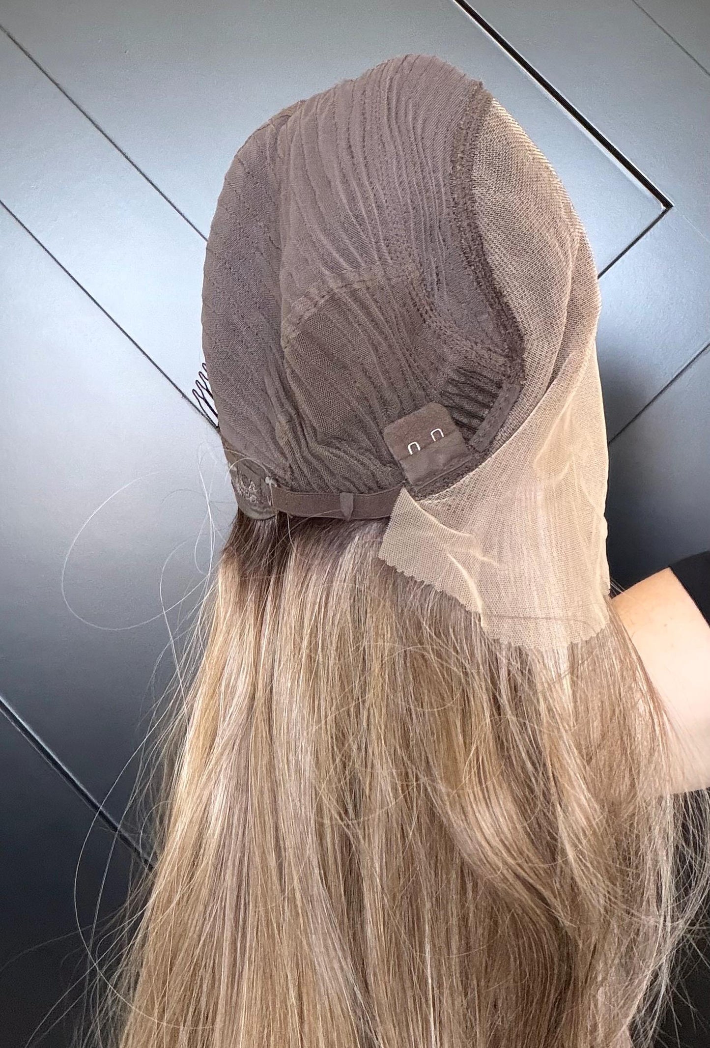 22-30" Lace Front Wig Heat-Resistant Futura Fiber, Highlight Blonde Balayage Natural density Layered Haircut customization available JANEIRO