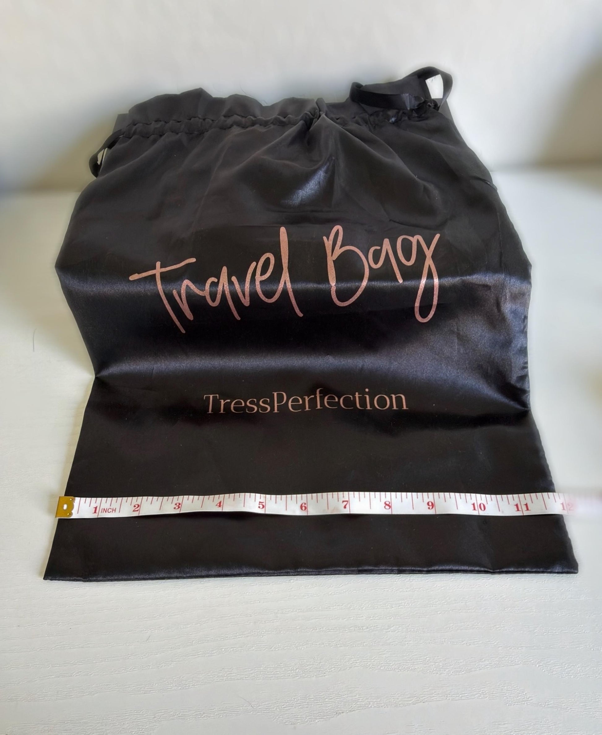 Wig Travel Bag Satin Wig Storage Bag | Wig Protection Bag | Perfect for Travel & Storage