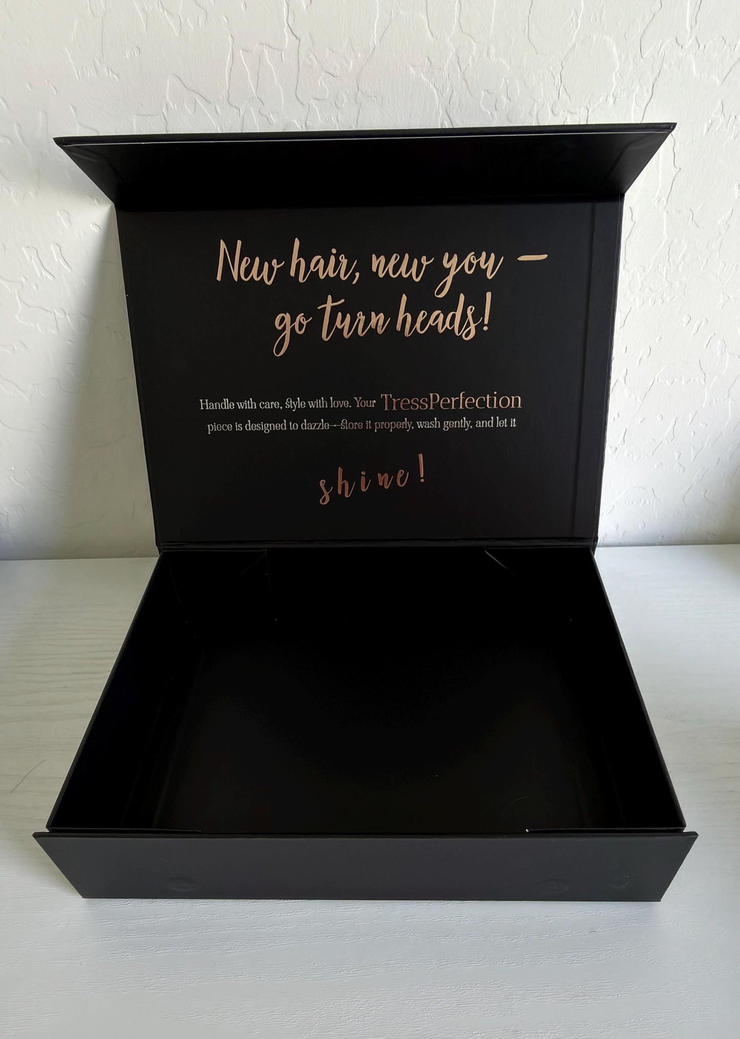 Luxury Wig Storage Box | Magnetic Closure, Travel Organizer