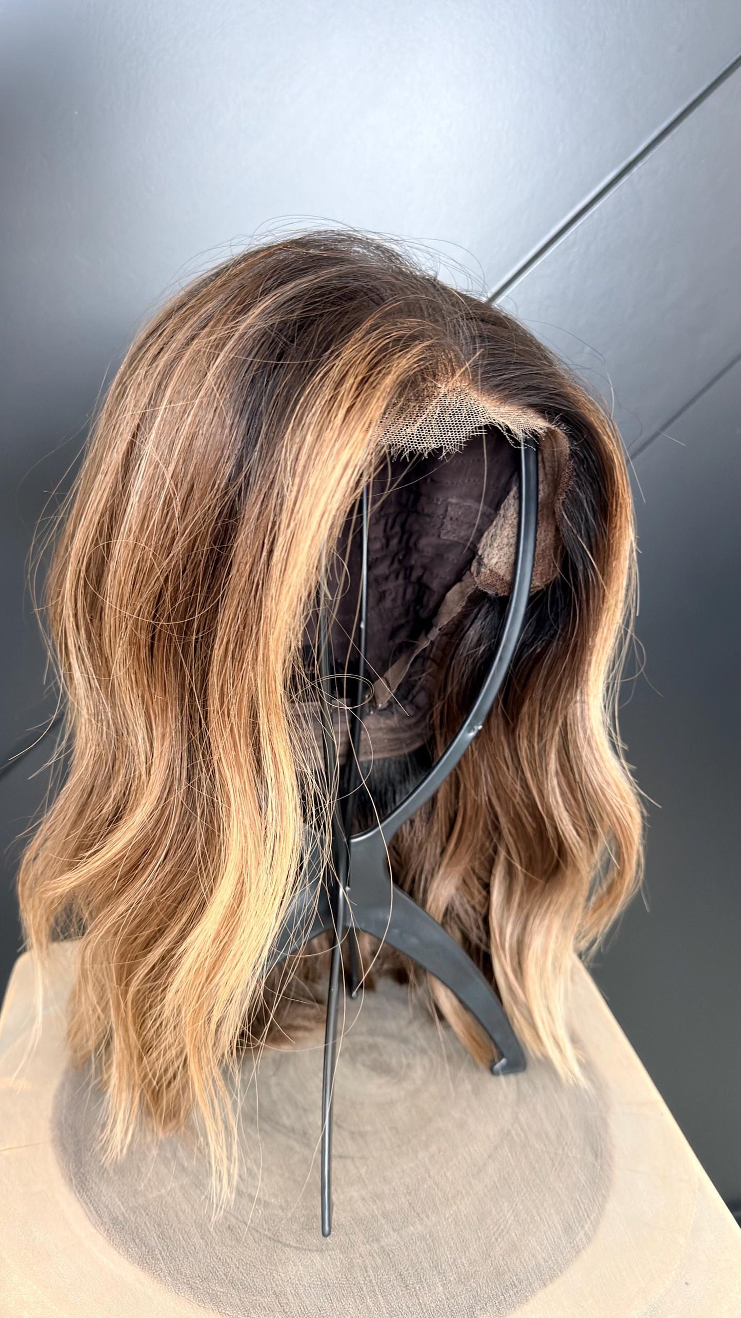 Portable Foldable Plastic Wig Stand for Wigs, Toppers, Styling, Drying, Storage