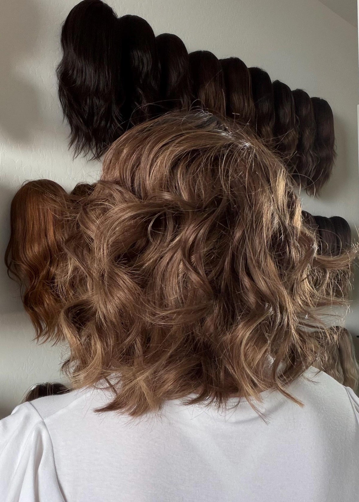 TIRAMISU Layered Brazilian Remy Human Hair Wig | 13x6 Lace front Wig | Warm bronde balayage | 16” Bleached Knot natural density