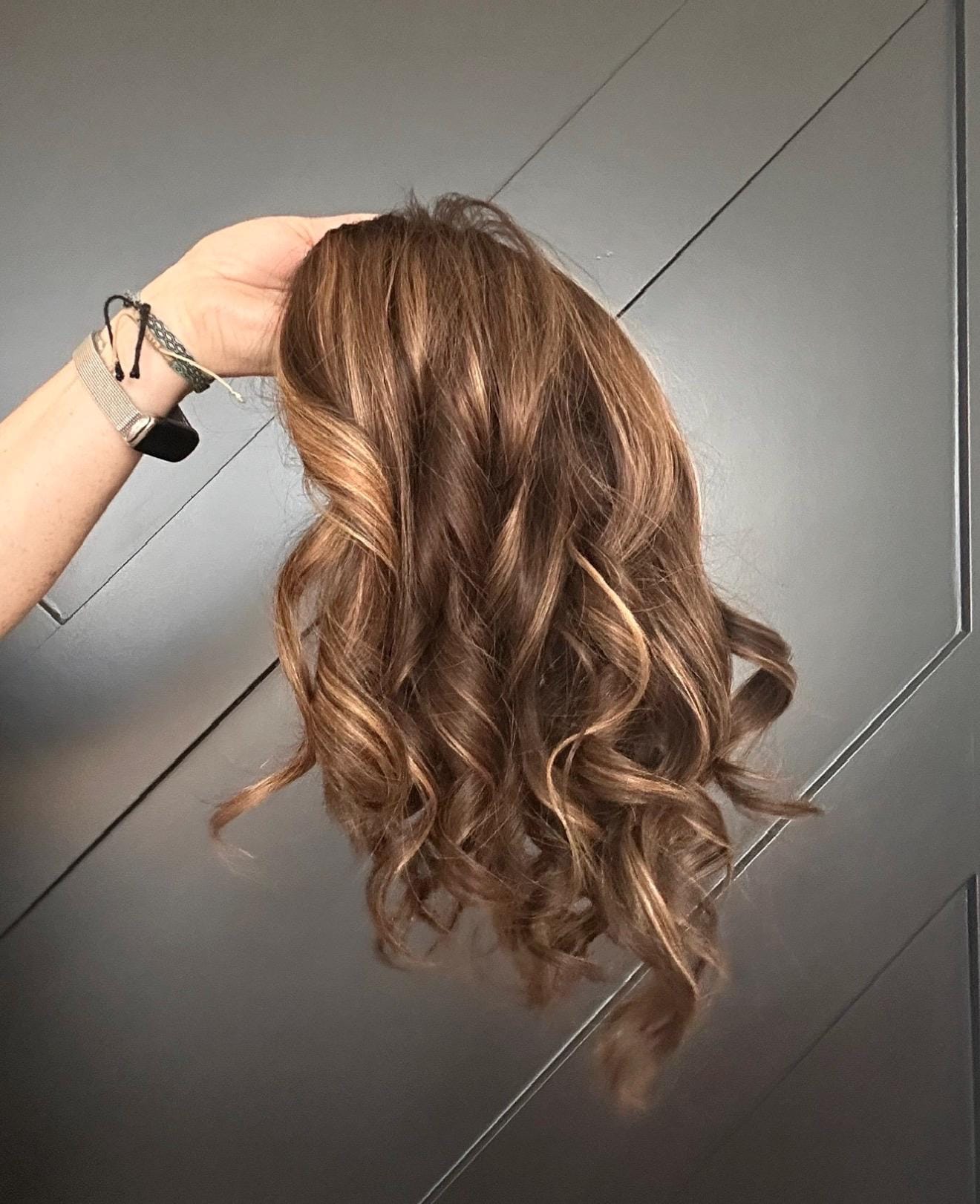 Hair Topper 12"-22" 130-180 % Density Monofilament and Silk Top Human Hair Topper – Custom Color & Size