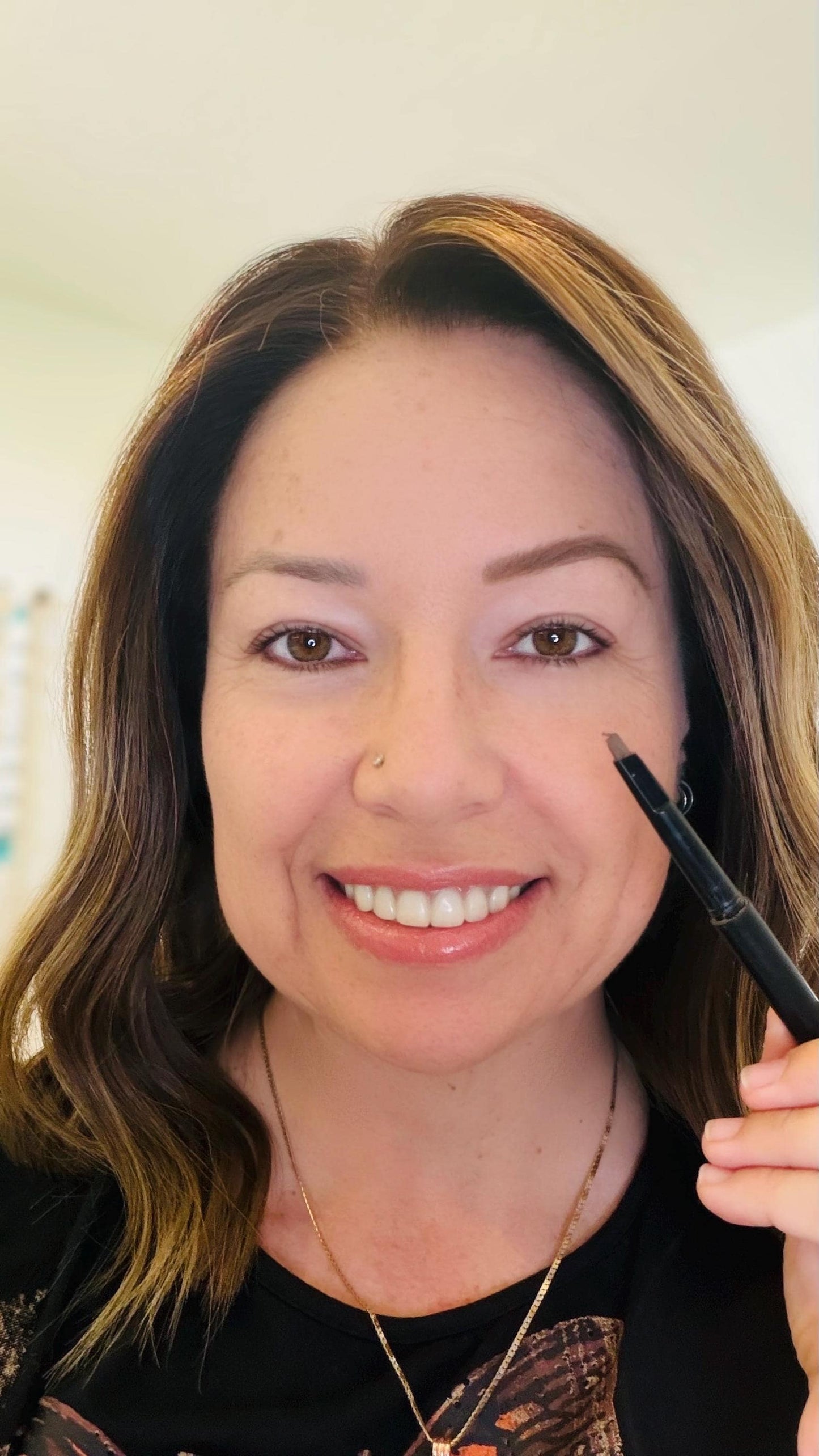 Natural Eyebrow Pencil | Natural fullness Effect Brow Pen | Ideal for Sparse Brows & Hair Loss different shades Alopecia Makeup