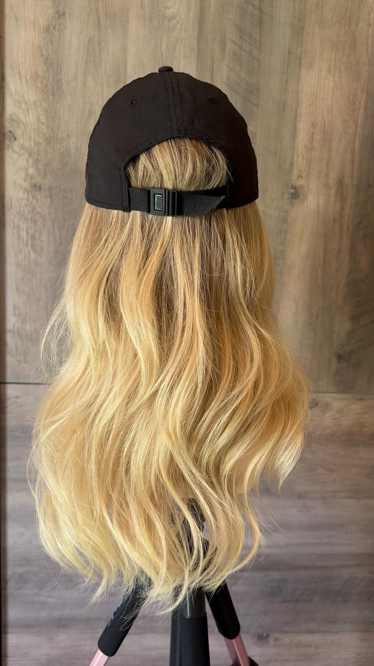 Layered European Remy Human Hair Hat Wig | Blonde Brown Balayage available in different colors 18-26" MICHAELLA