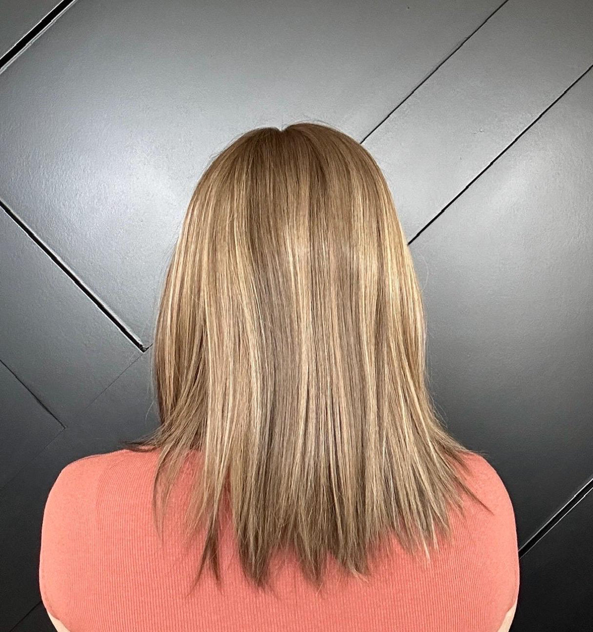 PENNY European Human Hair Wig — Bronde Blend, Natural Density, Glueless 14”-22"