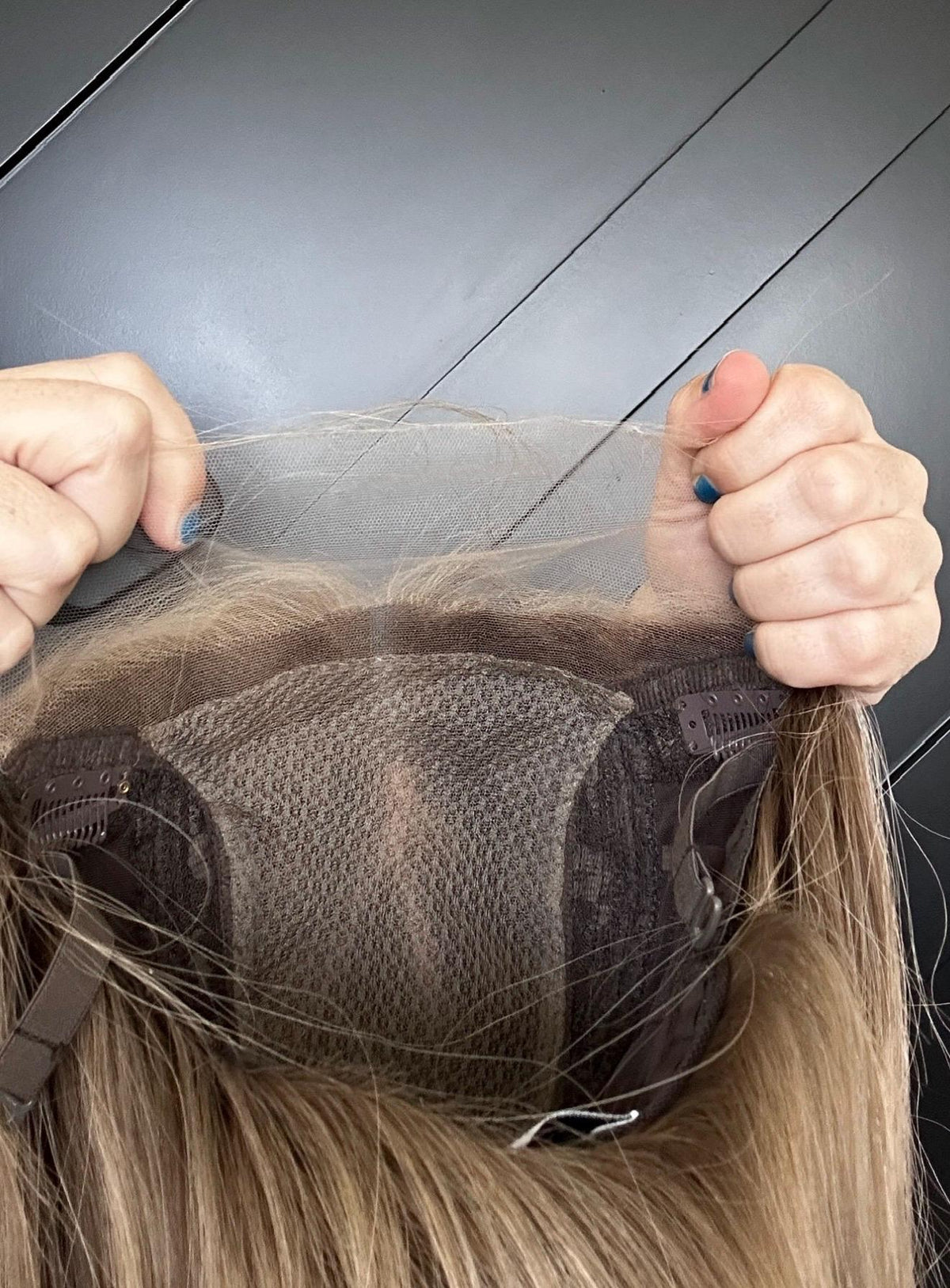 PENNY European Human Hair Wig — Bronde Blend, Natural Density, Glueless 14”-22"