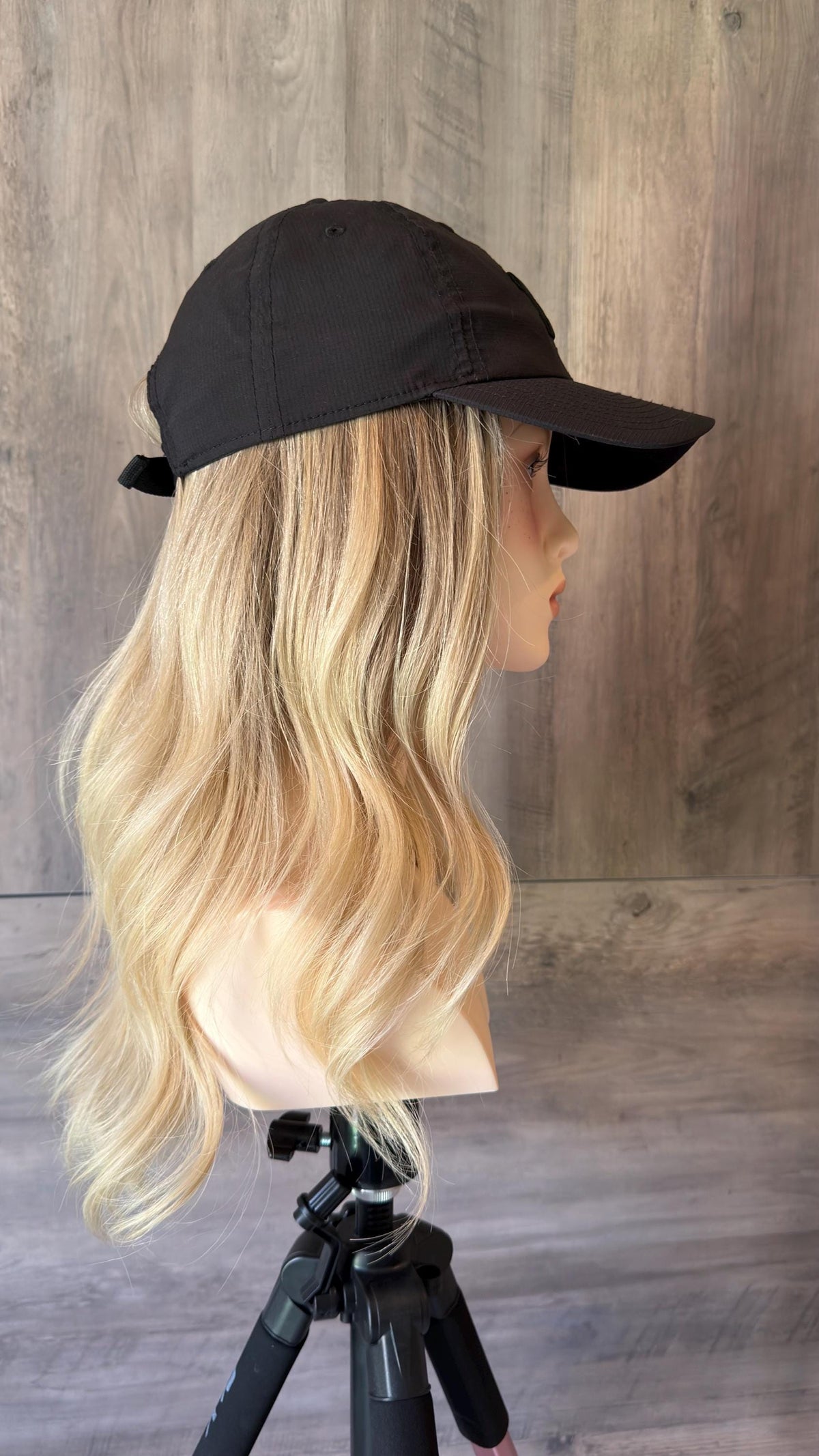 Layered European Remy Human Hair Hat Wig | Blonde Brown Balayage available in different colors 18-26" MICHAELLA