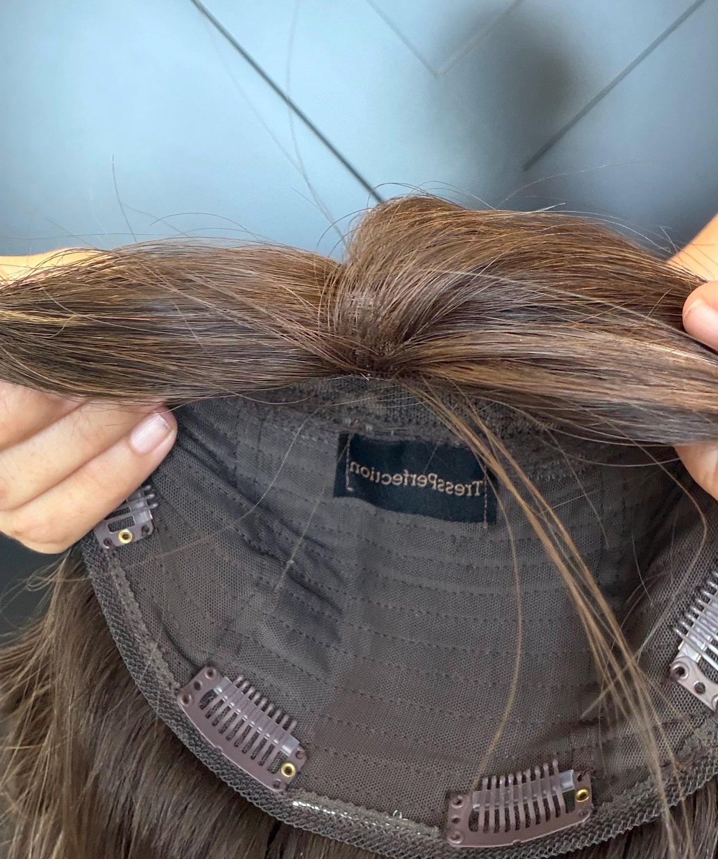 Hair Topper 12"-22" 130-180 % Density Monofilament and Silk Top Human Hair Topper – Custom Color & Size