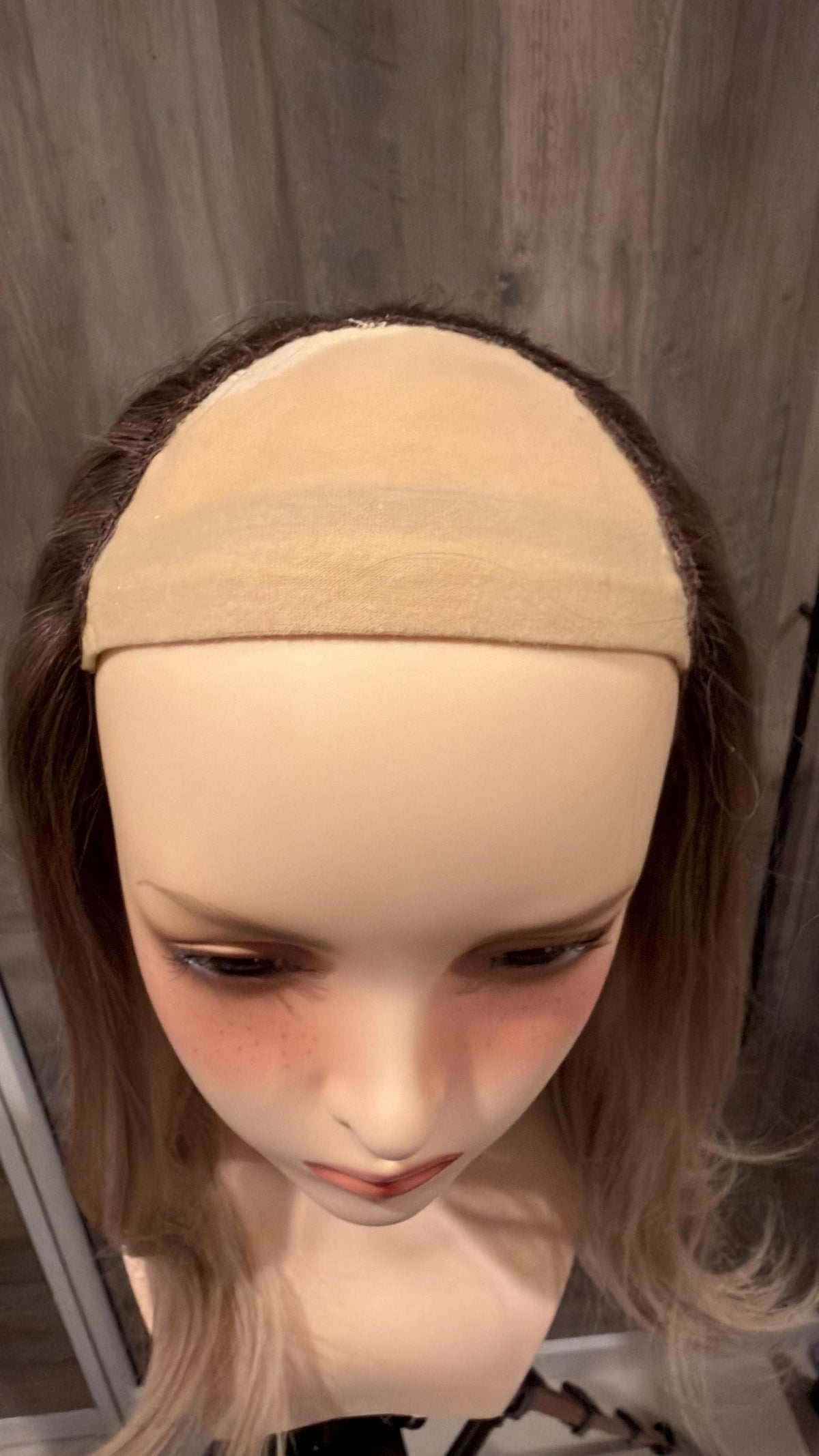 Layered European Remy Human Hair Hat Wig | Blonde Brown Balayage available in different colors 18-26" MICHAELLA