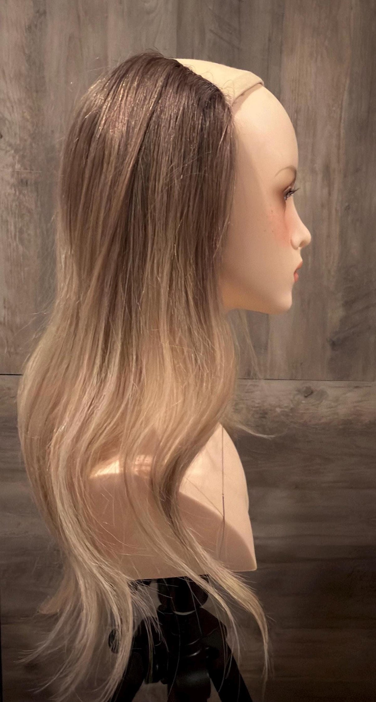 Layered European Remy Human Hair Hat Wig | Blonde Brown Balayage available in different colors 18-26" MICHAELLA