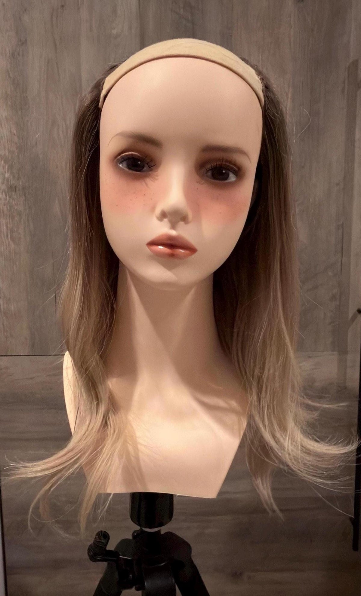 Layered European Remy Human Hair Hat Wig | Blonde Brown Balayage available in different colors 18-26" MICHAELLA