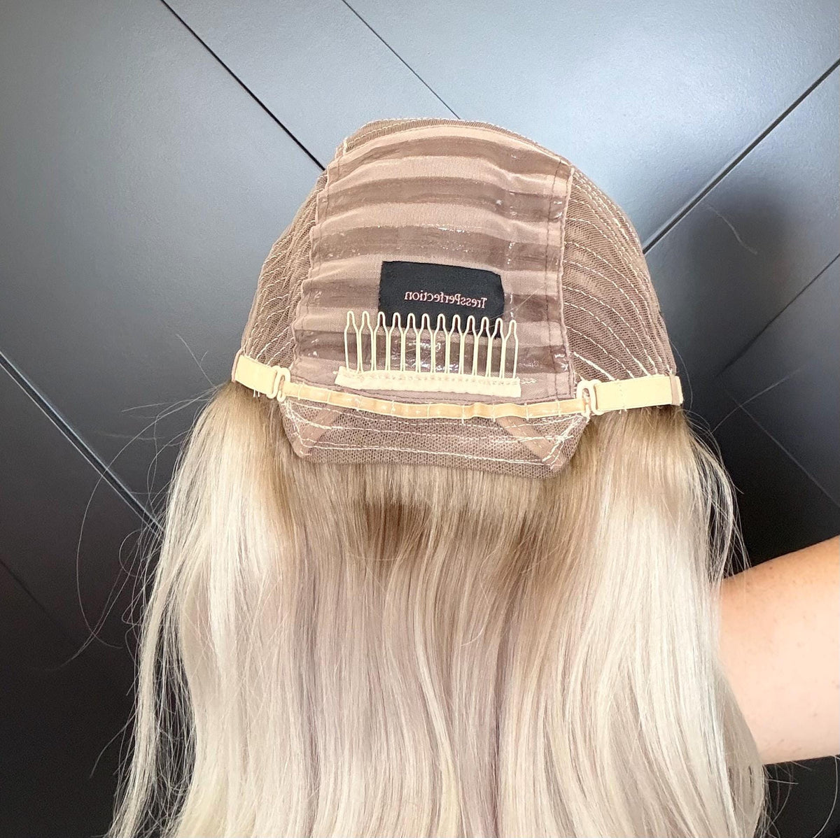 European Human Hair Lace Front Wig | Ash Blonde Melt with Shadow Root | HD Lace | Bleached Knots | Medium Density | Hair Loss Wig LULA