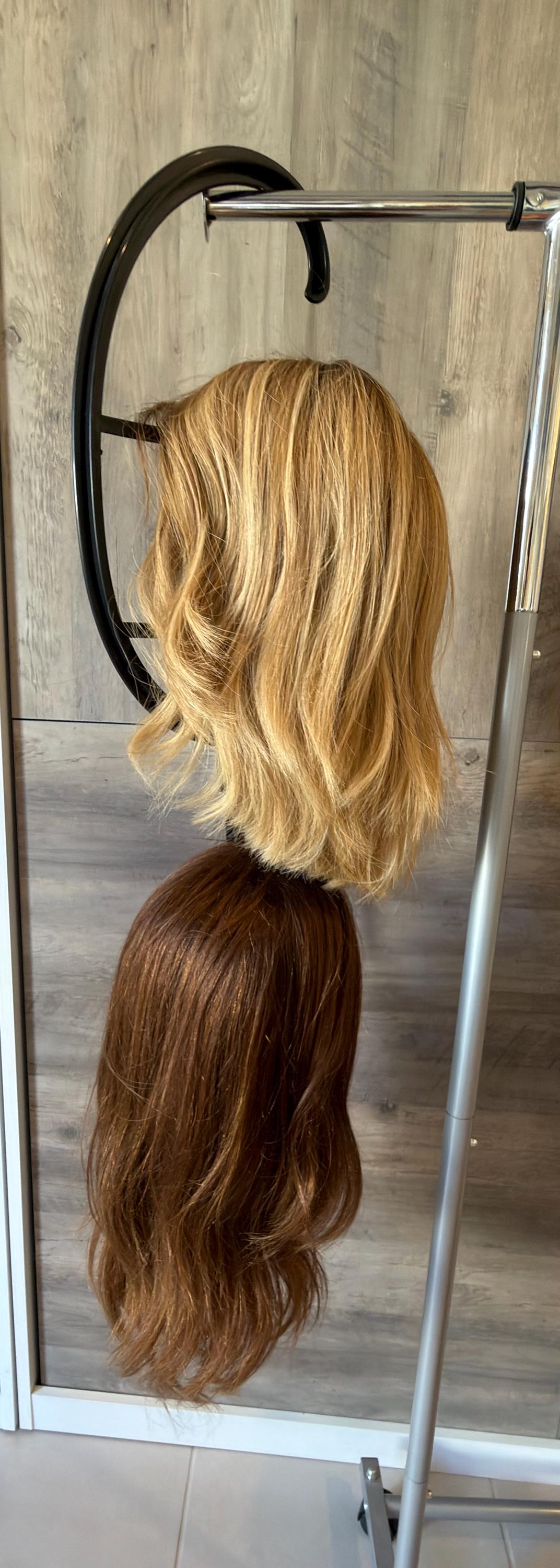 ONE Wig Hanger for Storage & Drying | Wig Holder for Human Hair and Synthetic Wigs | Space Saving Wig Organizer | Wig Not Included