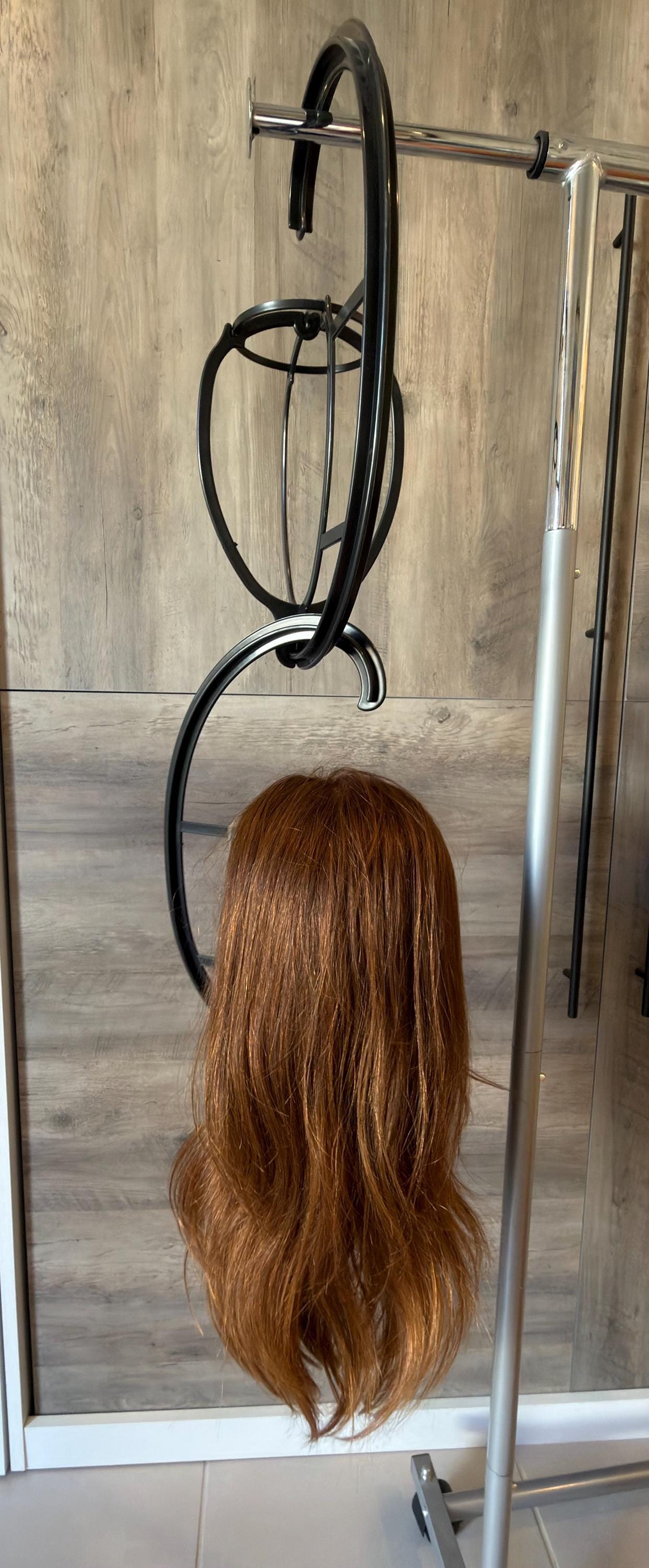 ONE Wig Hanger for Storage & Drying | Wig Holder for Human Hair and Synthetic Wigs | Space Saving Wig Organizer | Wig Not Included