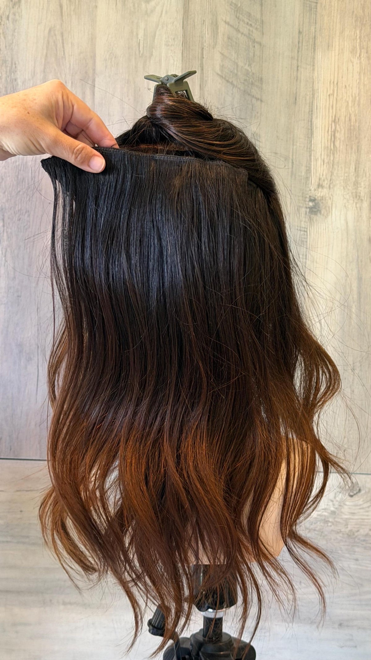 Clearance Clip-In Crown Volumizing Human Hair topper | more colors | Crown Filler Seamless Clip-In Volume Enhancer ROSAL