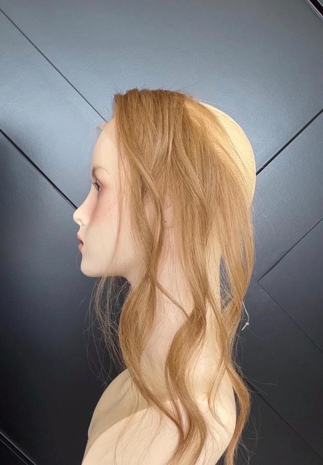 Human Hair Hairline Topper 2x11” or 3x11” | Halo Attachment | Ear-to-Ear Coverage | Thinning Hair & Alopecia | 14"-16/18" | ANGEL