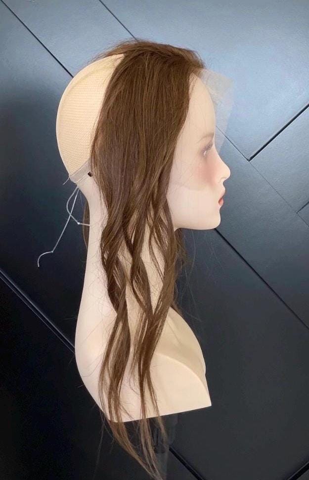 Human Hair Hairline Topper 2x11” or 3x11” | Halo Attachment | Ear-to-Ear Coverage | Thinning Hair & Alopecia | 14"-16/18" | ANGEL