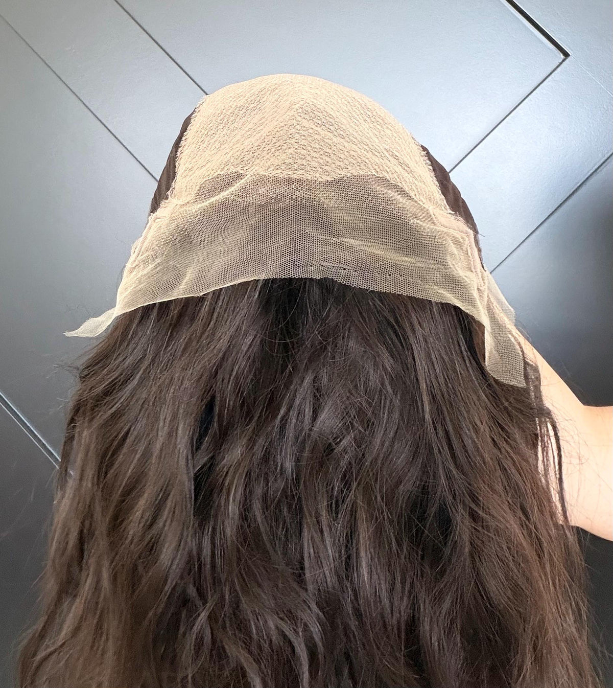 Layered European Remy Human Hair Wig | soft curled Natural 13x6 Lace Front Wig | color#2 Dark Brown | 18”-26” Bleached Knots ELOWEN