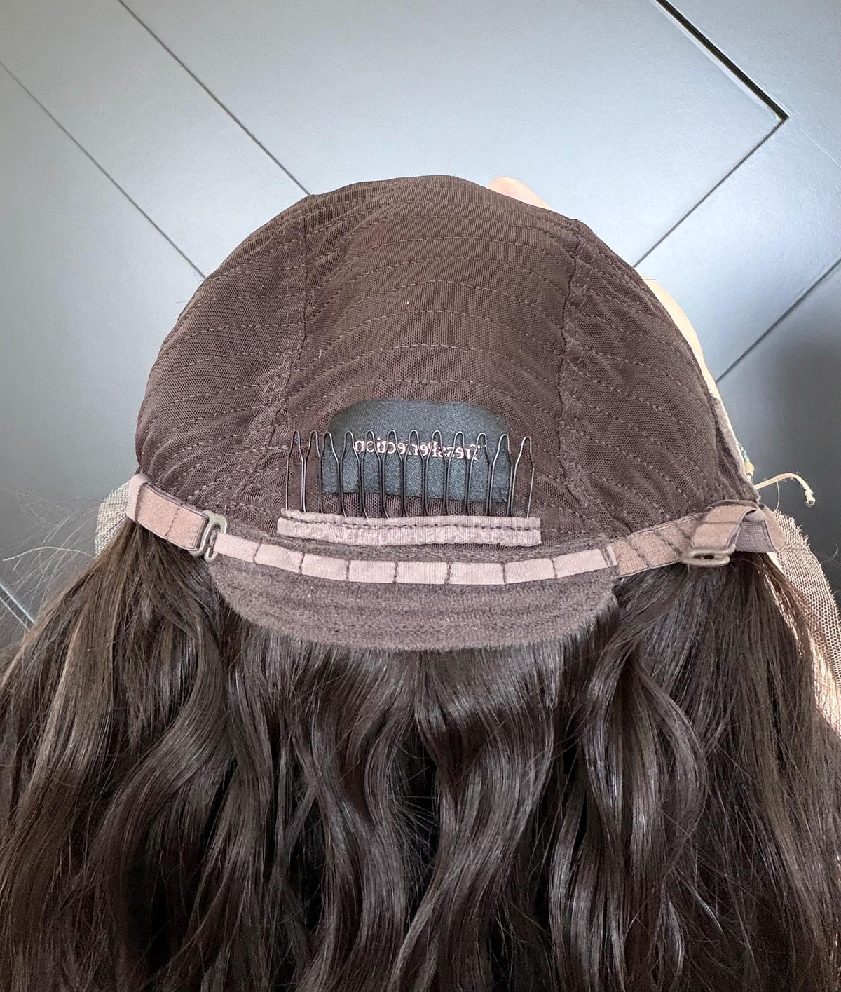 Layered European Remy Human Hair Wig | soft curled Natural 13x6 Lace Front Wig | color#2 Dark Brown | 18”-26” Bleached Knots ELOWEN