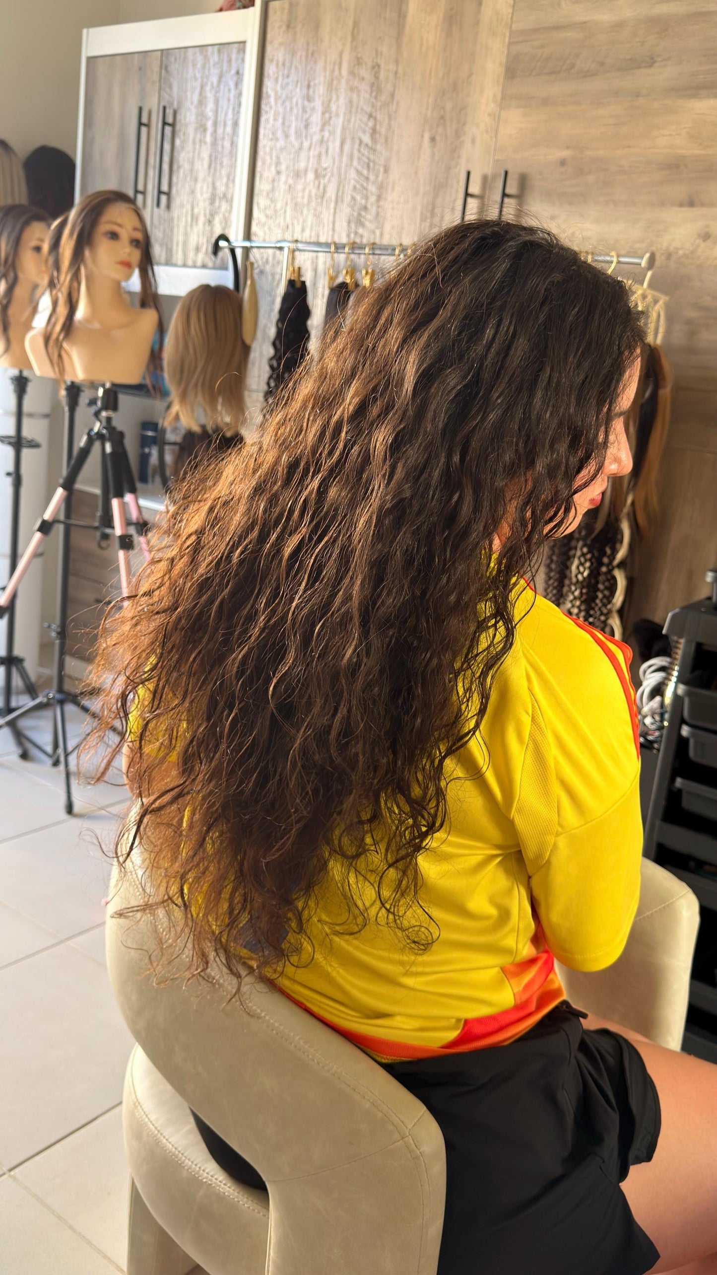 European Hair Octopus Clip Extensions | | 14”-26” Perm Curls on some colors | 4 legs 6”/Leg Hair Extension | Add Volume & Length TATA