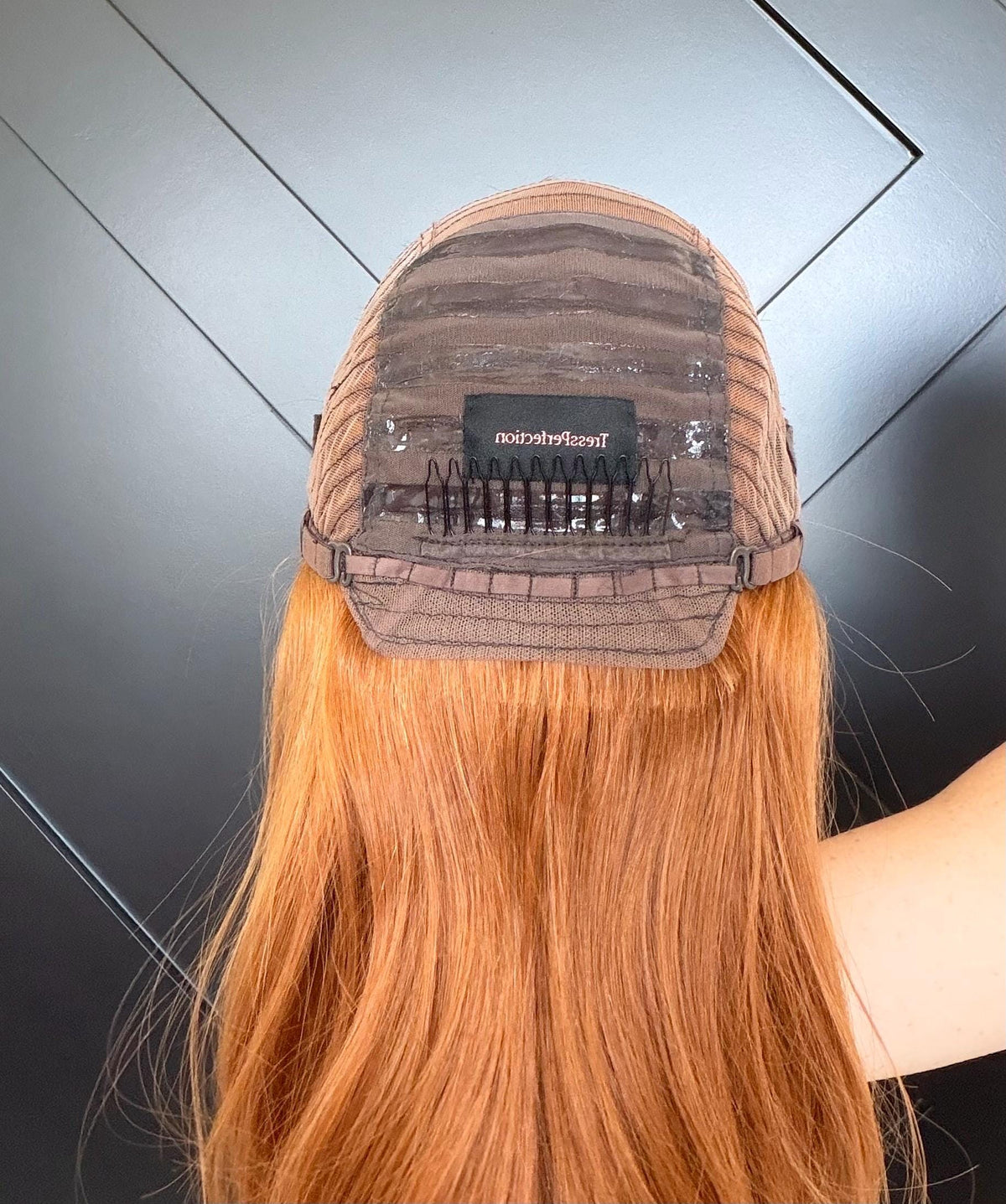 Premium Slavic Human Hair Copper Wig | 13x6 HD Lace Front with Diamond Net | Natural Frontal | 22”-28” | Ginger/Auburn Wig SOLEIL