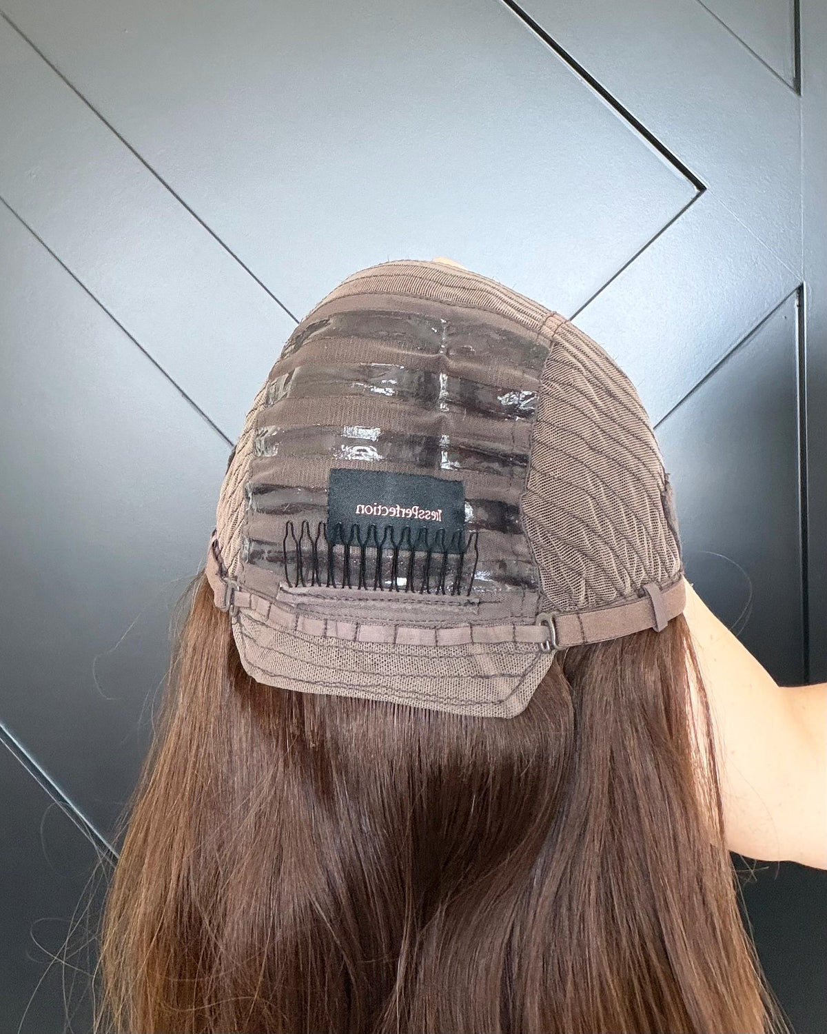 Layered European Remy Human Hair Wig | Medium Density 5x5.5” Lace Top Wig | 18-26” Light Brown with Natural Depth and money pieces MIREYA