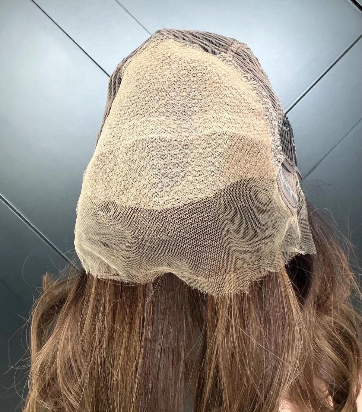 TIRAMISU Layered Brazilian Remy Human Hair Wig | 13x6 Lace front Wig | Warm bronde balayage | 16” Bleached Knot natural density