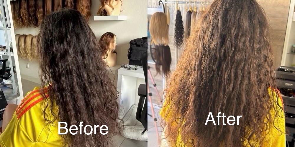 European Hair Octopus Clip Extensions | | 14”-26” Perm Curls on some colors | 4 legs 6”/Leg Hair Extension | Add Volume & Length TATA