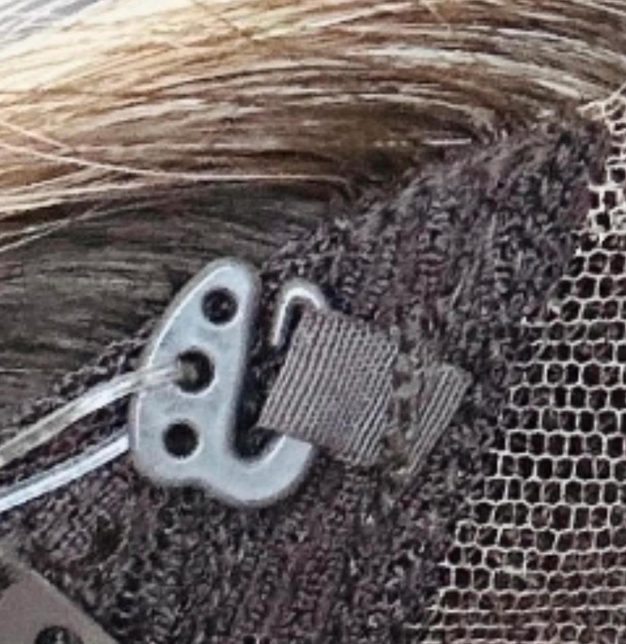 Halo Wire & Fabric Loop Combo Set | 3 Adjustable Invisible Halo Wires + 6 Fabric/Ribbon Loops. 17"+ different lengths available