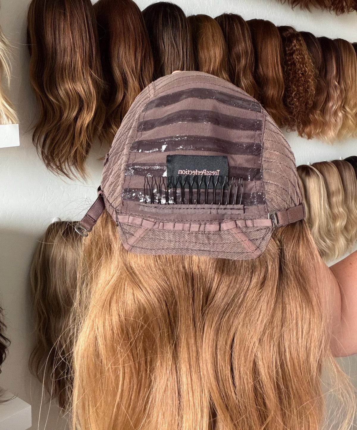 MOCHI Layered Brazilian Remy Human Hair Wig | Natural Density 5x5.5” Lace Top Wig | 18-28” Gloden Blonde Balayage.