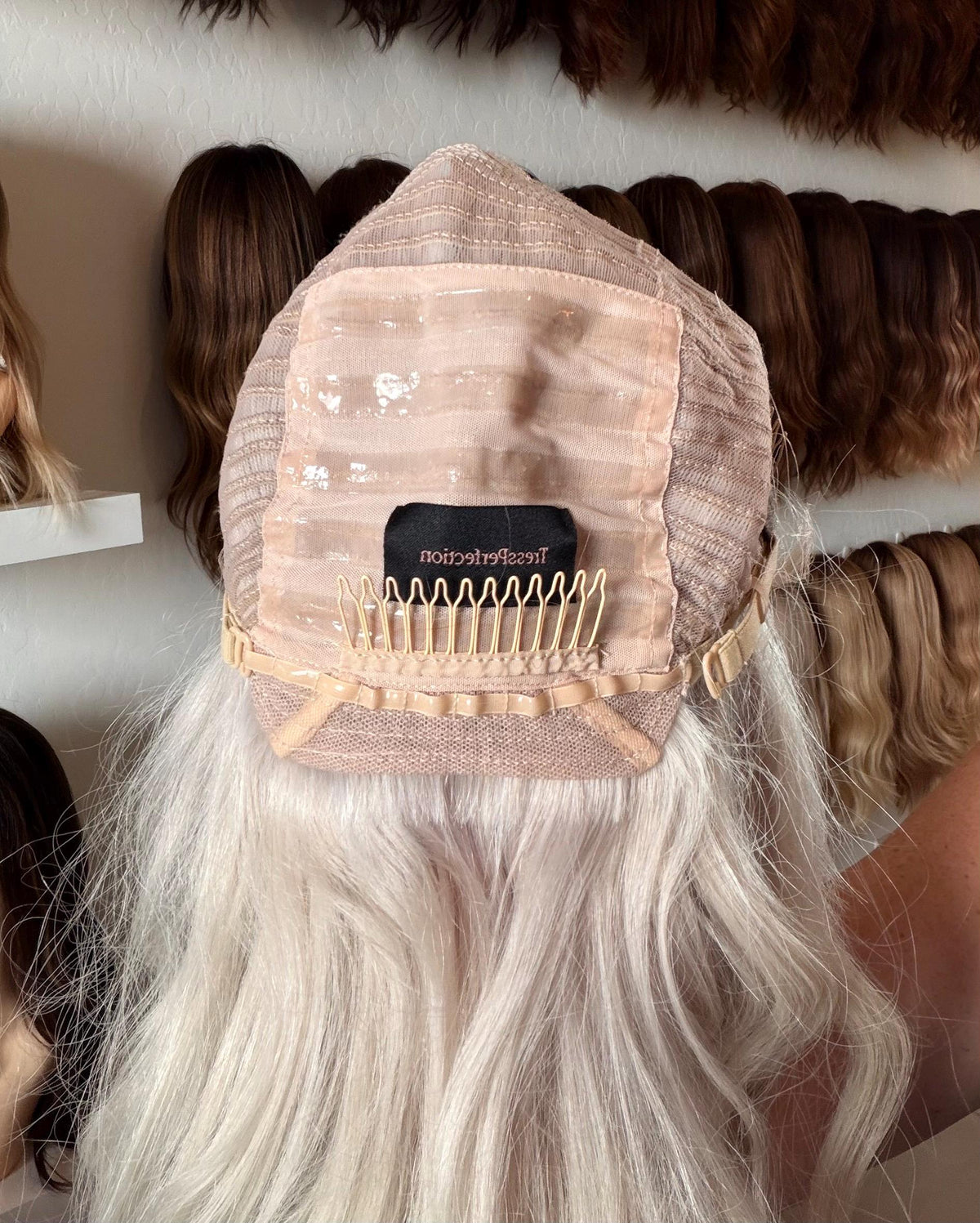 LELE 18 Human Hair Wig | Salt and Pepper lace top wig | High Density | 18” diamond net | silicone for better fit size medium
