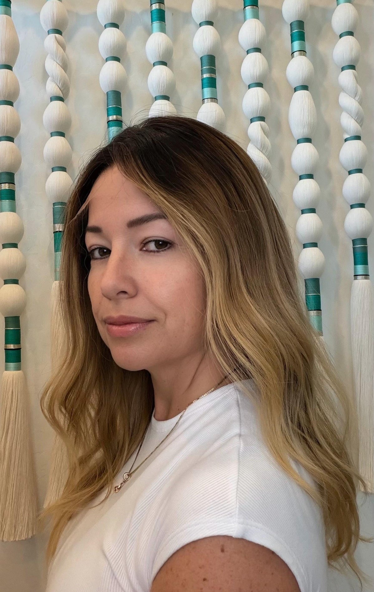 ECLAIR Layered Brazilian Remy Human Hair Wig | Natural Density 5x5.5” Lace Top Wig | 18-28"” Blonde Balayage.