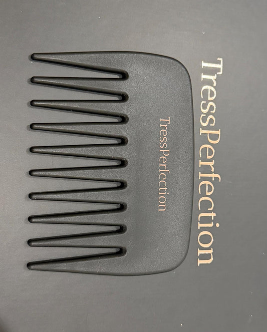 Wide Tooth Wig Comb for Wigs and Hair Toppers Gentle Detangling Comb for Human Hair and Synthetic Wigs Wig Care Tool Wig not included
