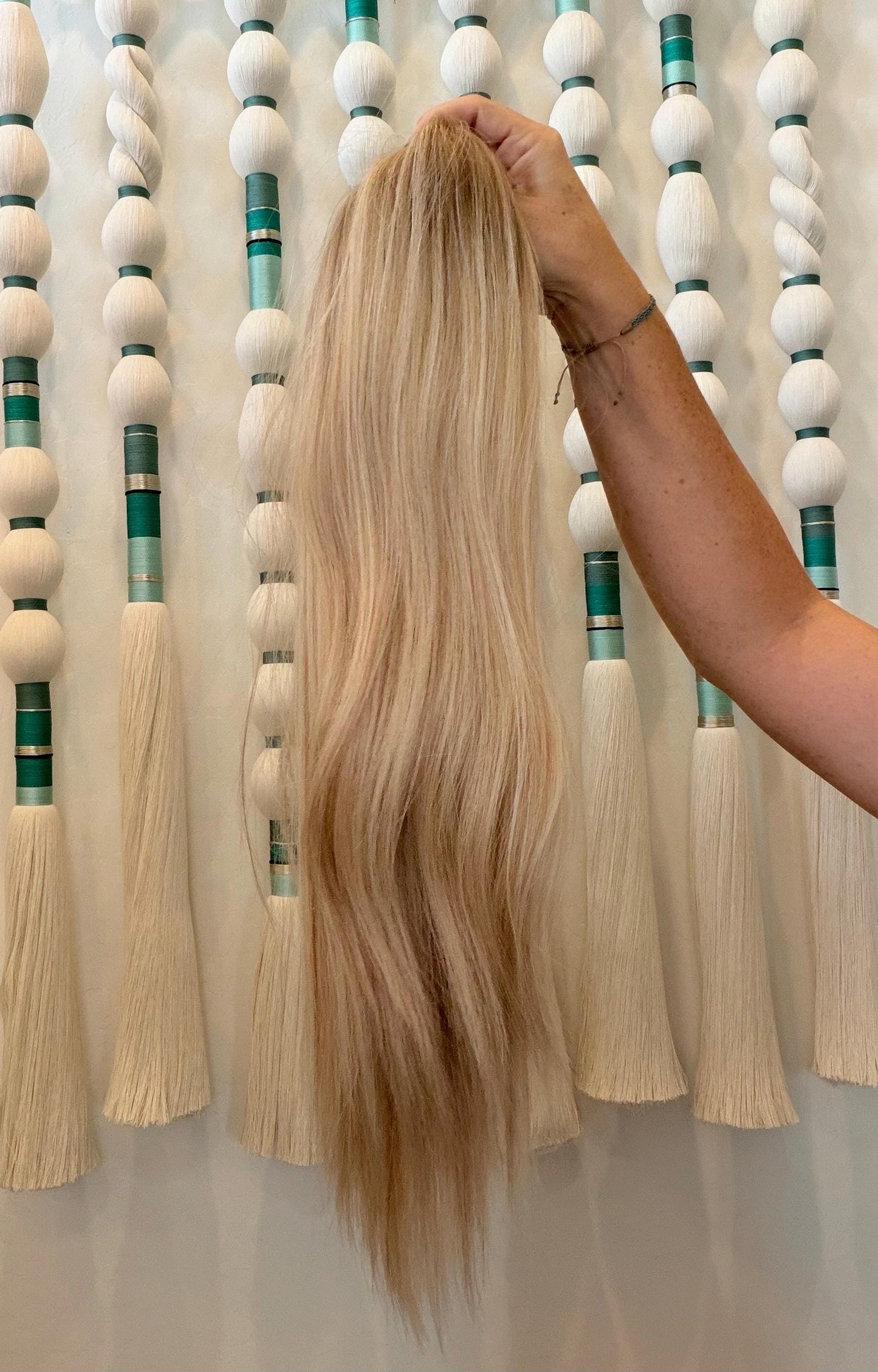 PARFAIT 18" 8x8 topper 4x4 Silk Top Human Hair Topper – Ashy Blonde with dimension | Realistic Scalp Look | Brazilian Remy Human Hair
