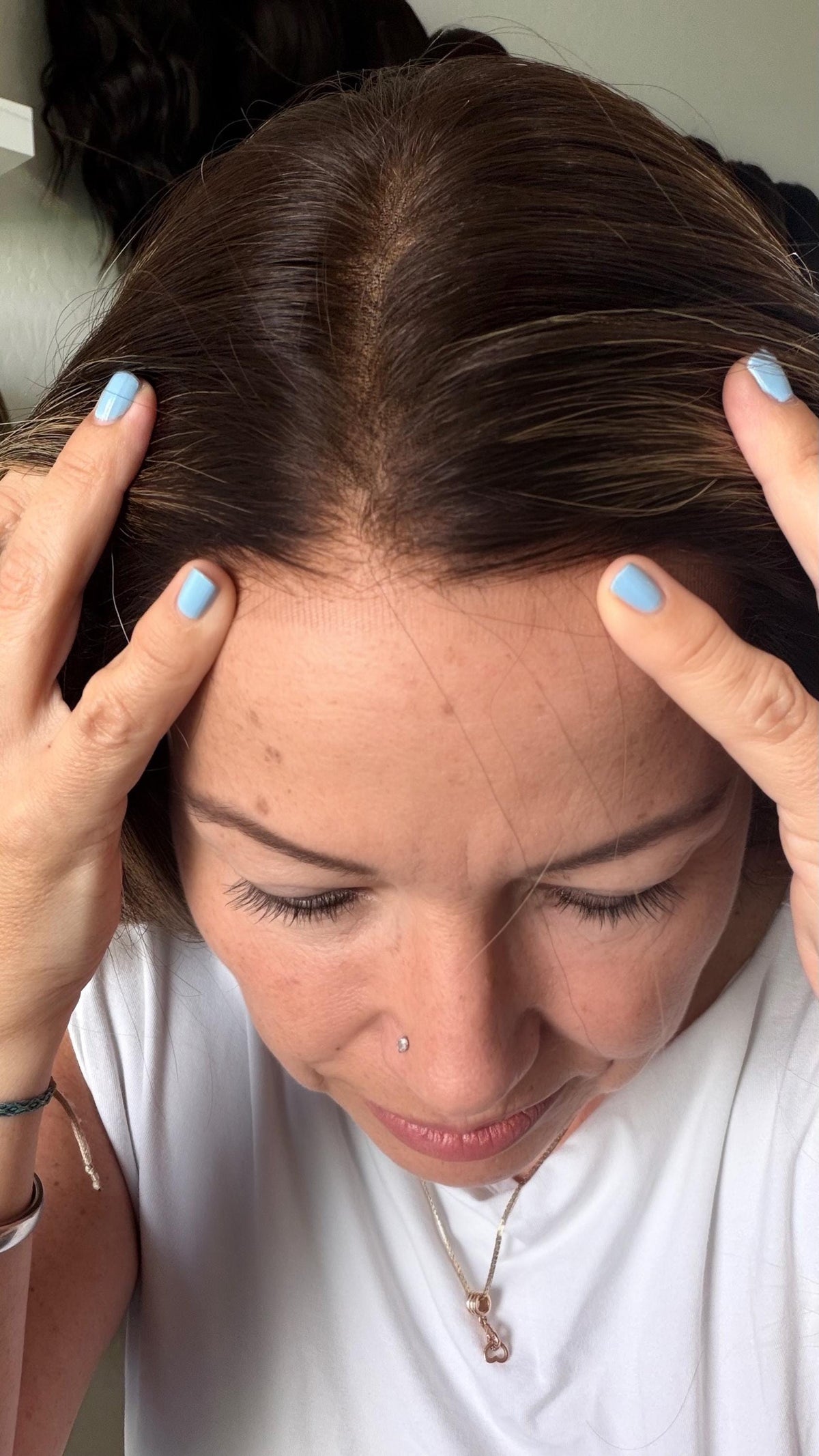 PAVLOVA Custom Made Blended Blonde 18-28" Human Hair Wig | medium Density | Lace Front | Wig for Bleached Knots | HD Lace