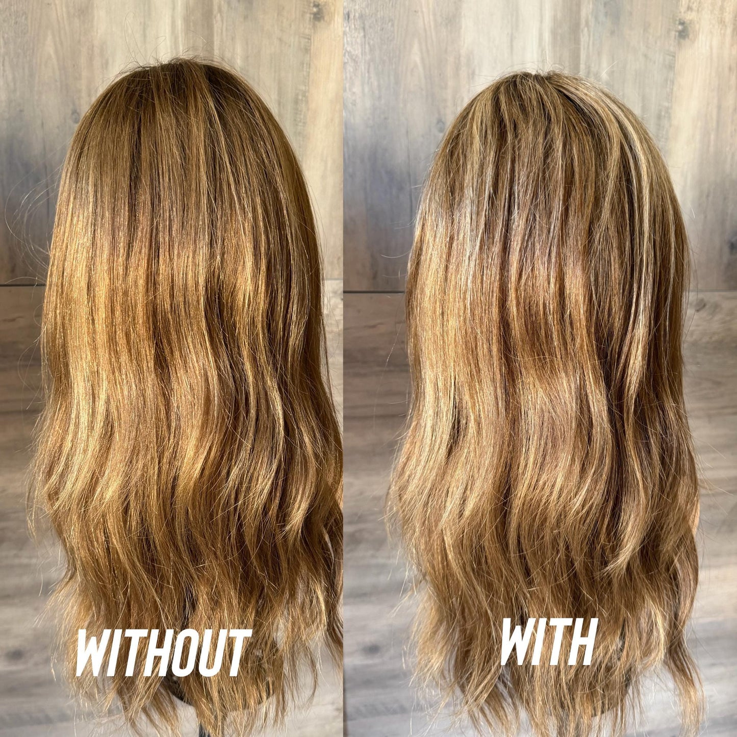 Human Hair Fringe Bangs Topper 3x4.5” | golden blonde with darker roots Human hair | hair Coverage | Thinning Hair | 10" | JILL