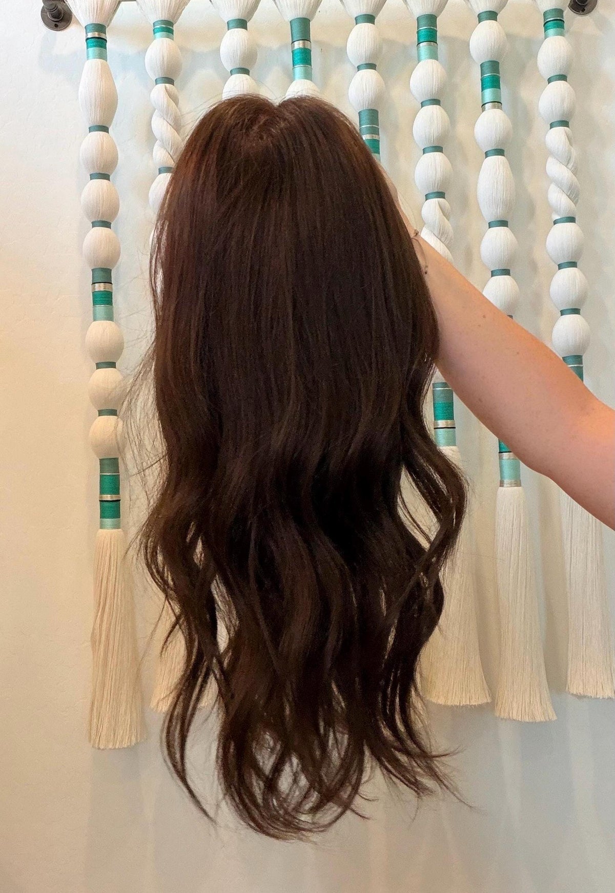 BON BON Layered Brazilian Remy Human Hair Wig | Natural Density 5x5.5” Lace Top Wig | 18-28” Brown #3 Matte