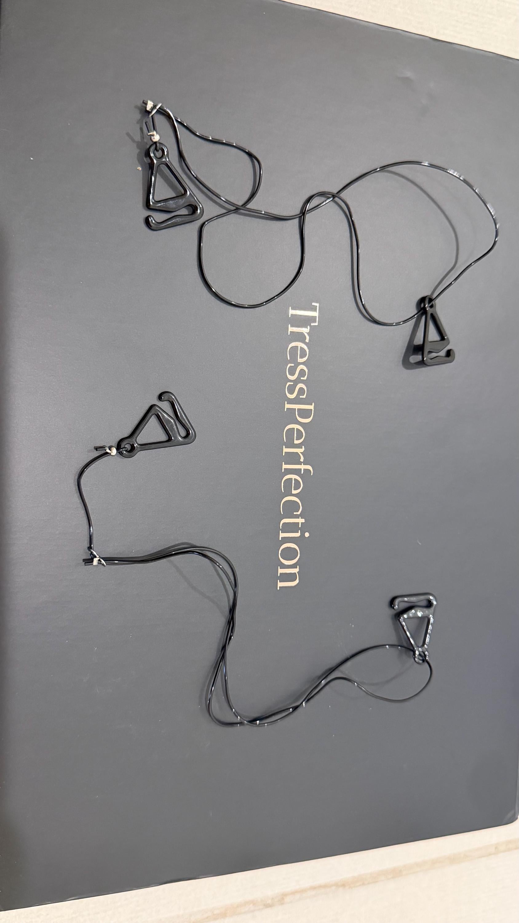 Invisible Wig Wire Hooks: Halo Attachment, Set of 2 Clear Adjustable Wires