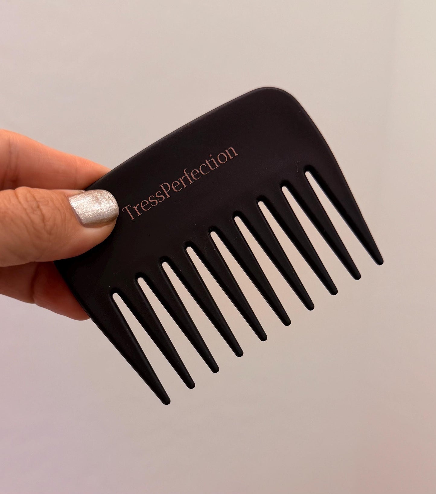 Wide Tooth Wig Comb for Wigs and Hair Toppers Gentle Detangling Comb for Human Hair and Synthetic Wigs Wig Care Tool Wig not included
