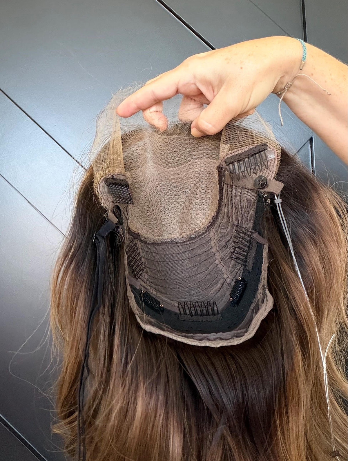 WiG Topper FUSION Two in one piece. One day is a wig and one day is a topper human hair. Different colors available brazilian hair 18-26”