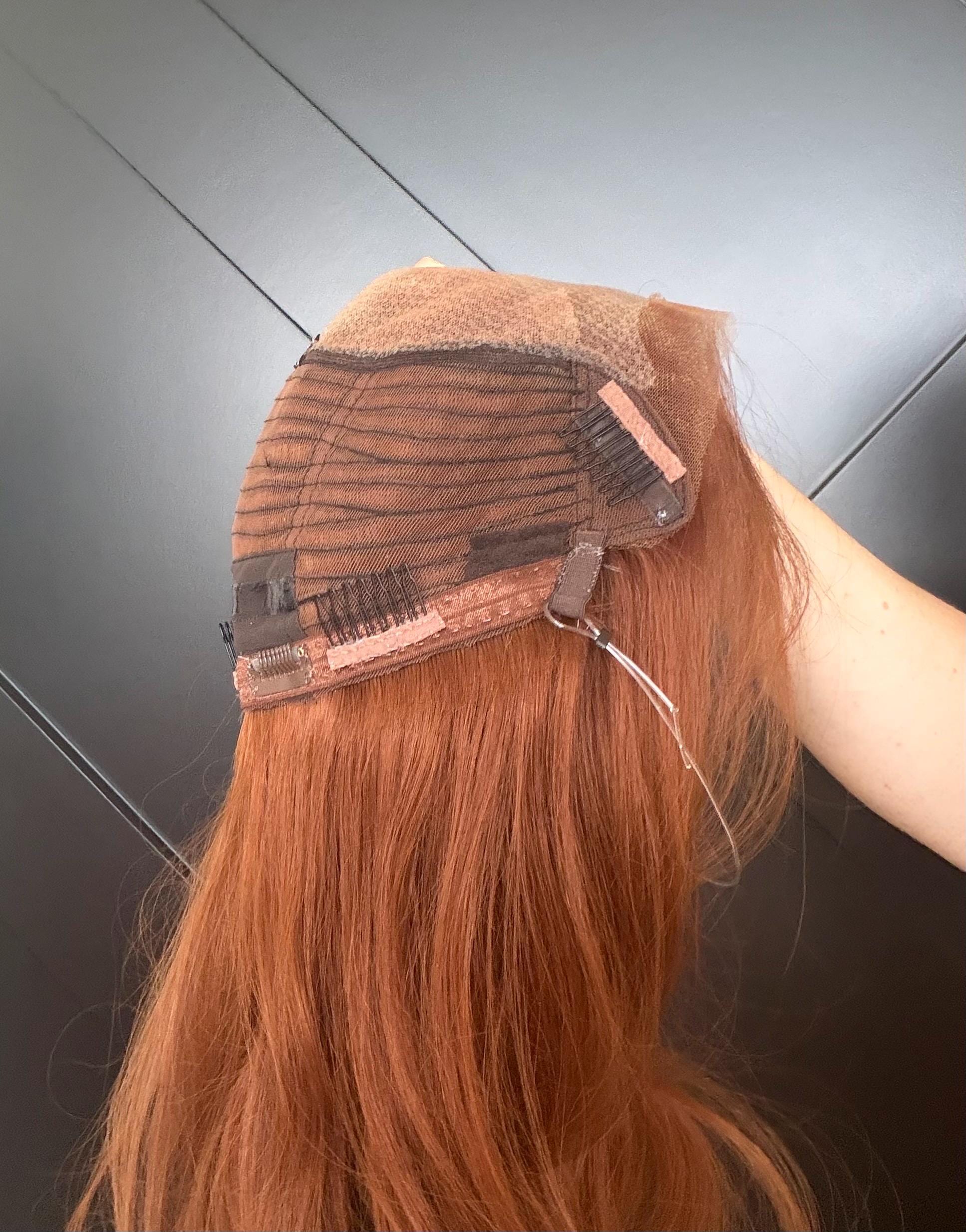SPICYPOPPY 9x9 Clipless European Remy Human Hair Topper | 5x5 Lace front topper, Dark Brown, 16-26”, color customization available