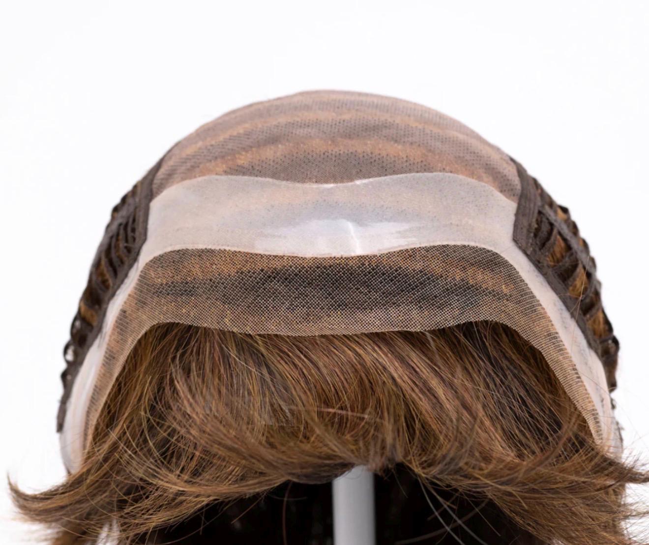 Wig Base, 1 Non-Slip Silicone, Anti-Skid Sheet Hair Extension Replacement, for sensitive scalp DIY Toupee Making Repair Essentials 4.2”x 5.7
