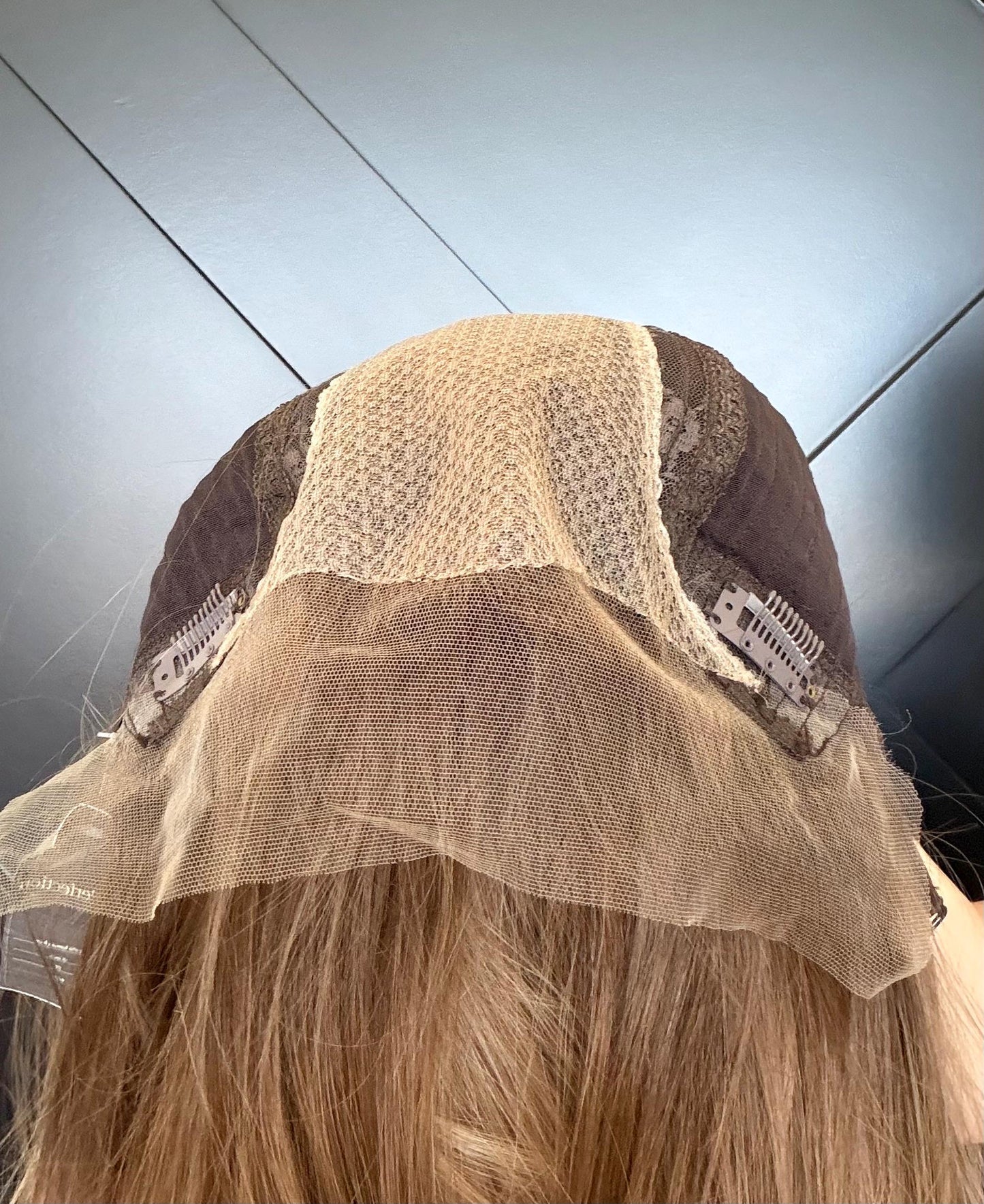 RAMONA Russian Human Hair Lace Topper 18” 5x6, 7x7, 8x8, 9x9 | Blonde Balayage Wig | Russian Remy Hair | luxury silky Remy hair natural