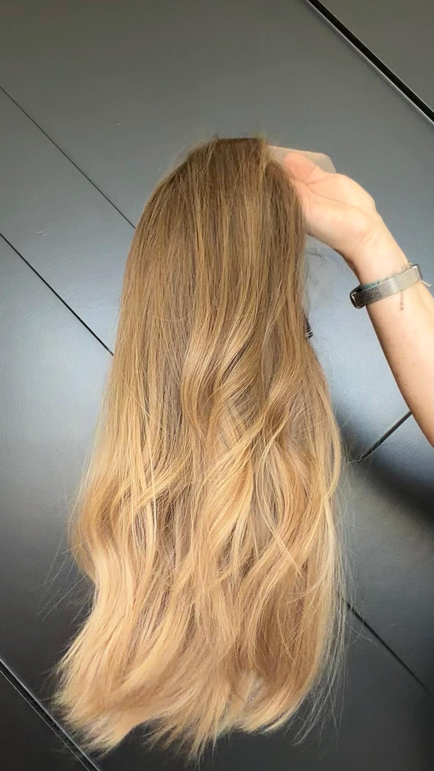 RAMONA Russian Human Hair Lace Topper 18” 5x6, 7x7, 8x8, 9x9 | Blonde Balayage Wig | Russian Remy Hair | luxury silky Remy hair natural