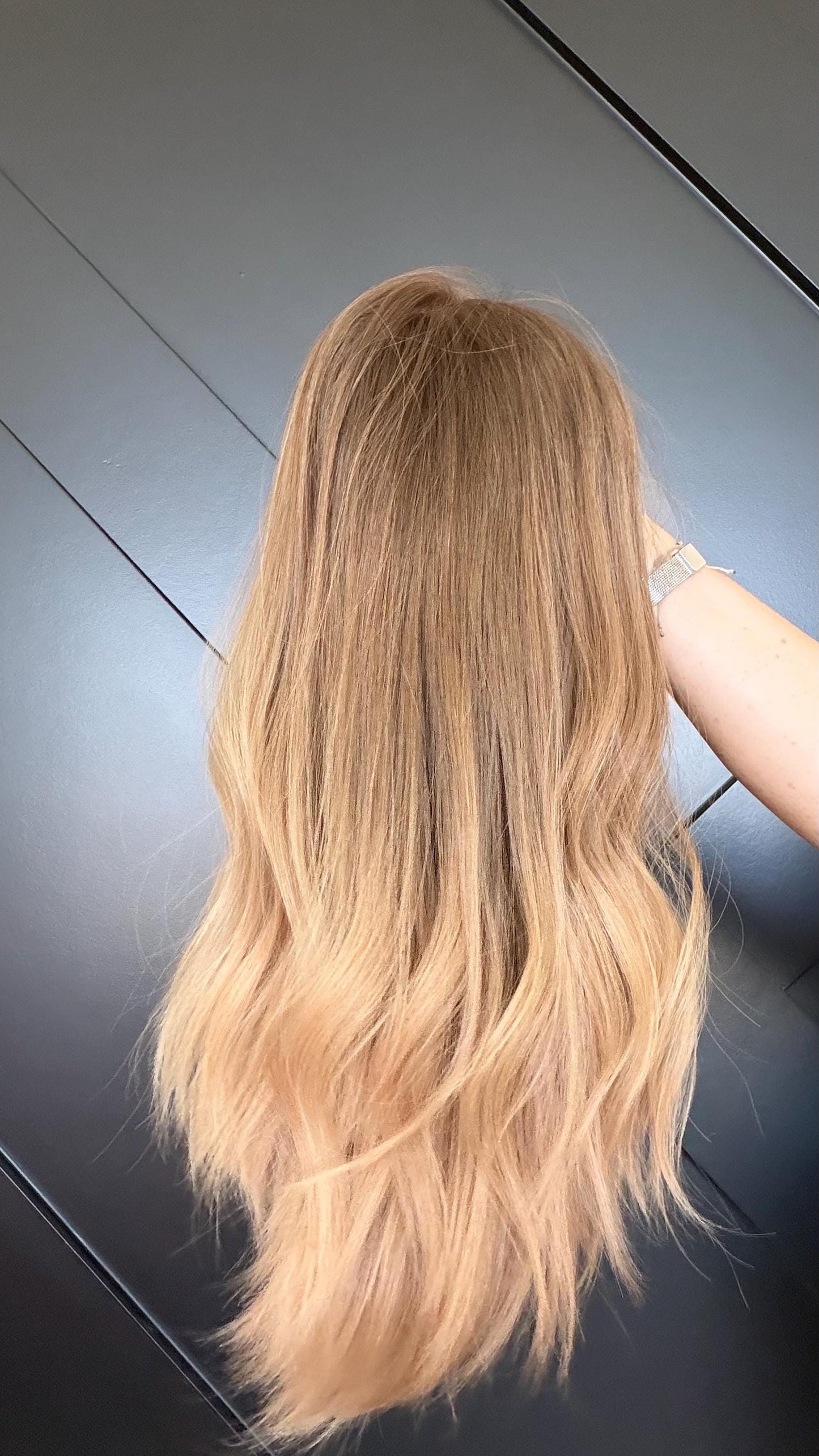 RAMONA Russian Human Hair Lace Topper 18” 5x6, 7x7, 8x8, 9x9 | Blonde Balayage Wig | Russian Remy Hair | luxury silky Remy hair natural