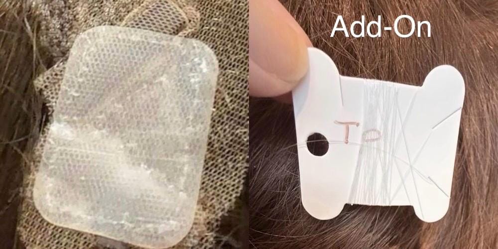 Wig Base, 1 Non-Slip Silicone, Anti-Skid Sheet Hair Extension Replacement, for sensitive scalp DIY Toupee Making Repair Essentials 4.2”x 5.7