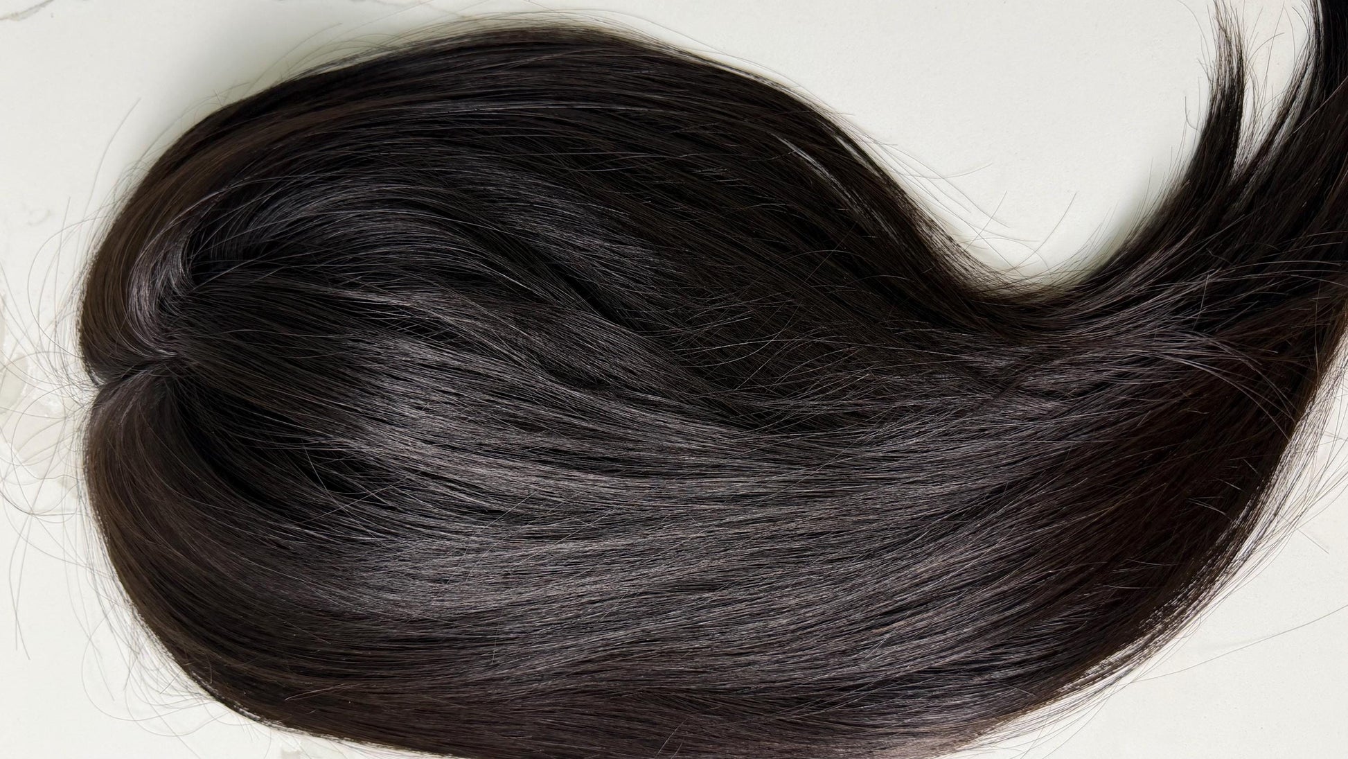 CANELE 6.5x7”” Remy Human Hair Topper 16” silk top| Natural Density | Natural Black